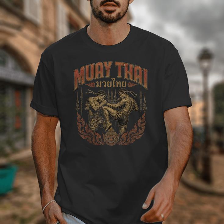 Muay Thai Vintage Thai Boxing Warrior Art Of 8 Limbs Unisex T-Shirt