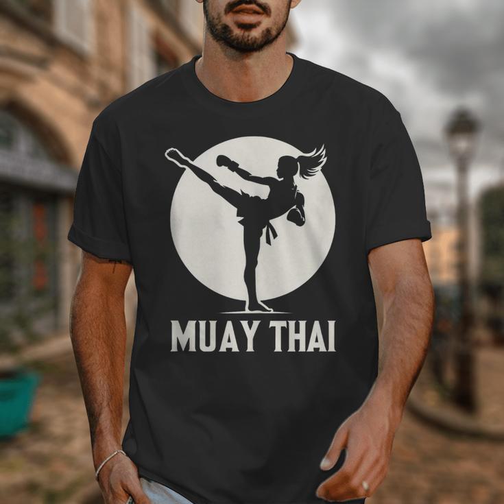 Muay Thai Woman Image Unisex T-Shirt Muay Thai Woman Image Unisex T-Shirt