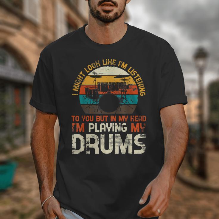Musician Drummer Music Lover Drum Kit Unisex T-Shirt Musician Drummer Music Lover Drum Kit Unisex T-Shirt
