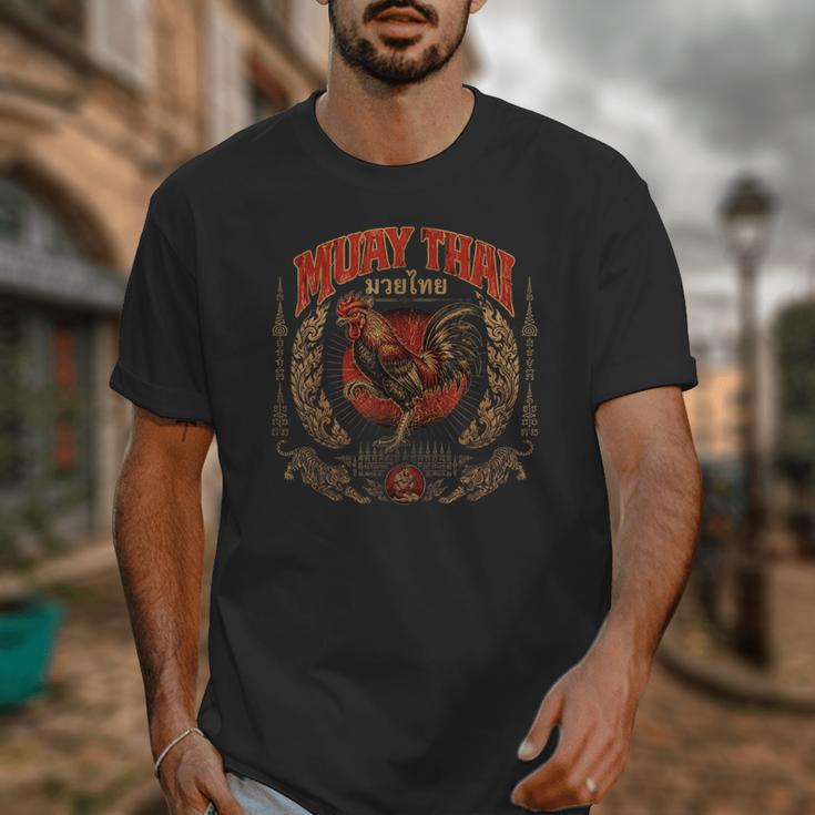 Retro Muay Thai Woman Thai Boxing Warrior Fighter Chicken Unisex T-Shirt Retro Muay Thai Woman Thai Boxing Warrior Fighter Chicken Unisex T-Shirt