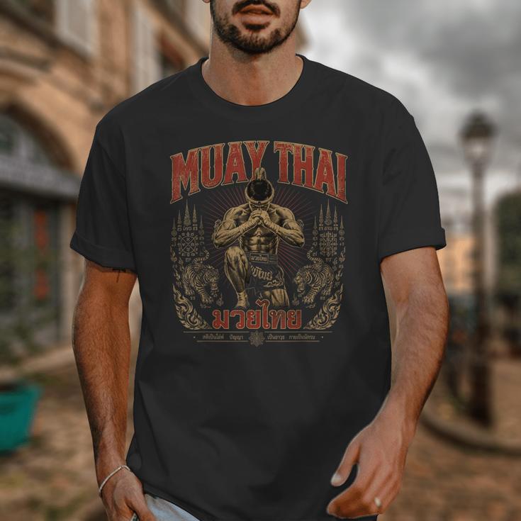 Retro Thailand Muay Thai Thai Boxing Fighter Art Unisex T-Shirt Retro Thailand Muay Thai Thai Boxing Fighter Art Unisex T-Shirt