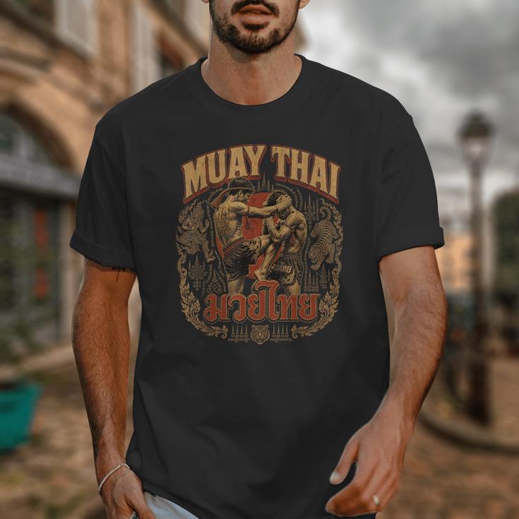 Vintage Muay Thai Thai Boxing Nak Muay Fighter Art Unisex T-Shirt Vintage Muay Thai Thai Boxing Nak Muay Fighter Art Unisex T-Shirt