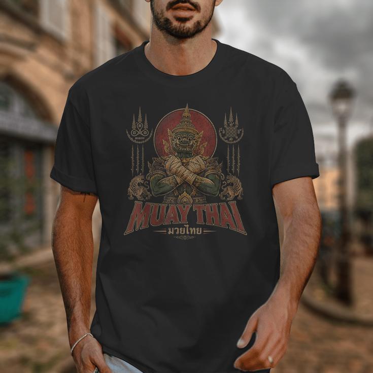 Vintage Muay Thai Respect Thai Boxing Fighter Thai Giant Unisex T-Shirt