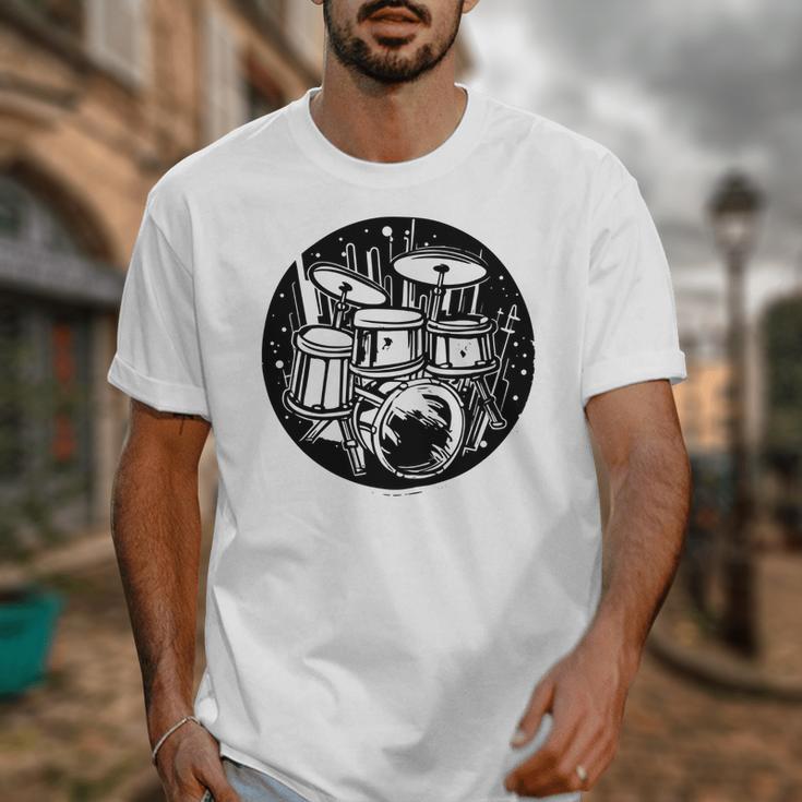 Drum Kit Drums Sweatshirt Unisex T-Shirt Drum Kit Drums Sweatshirt Unisex T-Shirt