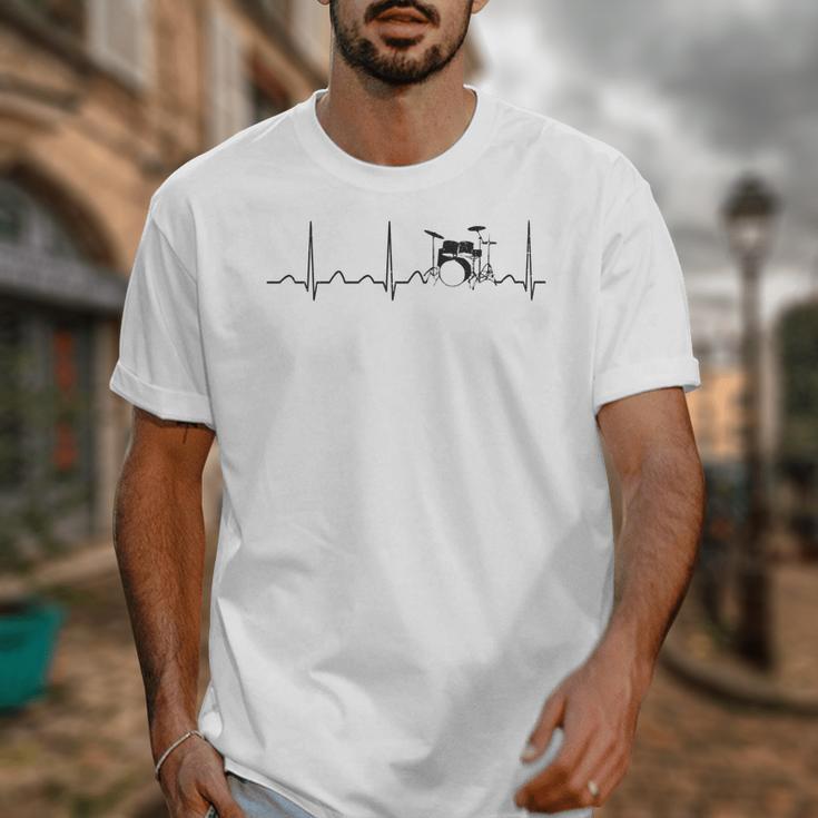 Drum Kit Set Drummer Unisex T-Shirt Drum Kit Set Drummer Unisex T-Shirt