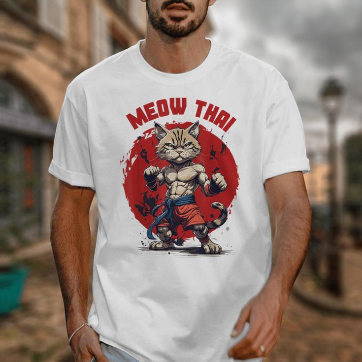 Meow Thai Funny Muay Thai And Cats Lover Unisex T-Shirt Meow Thai Funny Muay Thai And Cats Lover Unisex T-Shirt