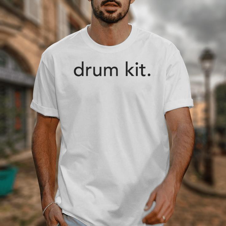 Minimalistic Drum Kit Minimal Raglan Baseball Tee Unisex T-Shirt