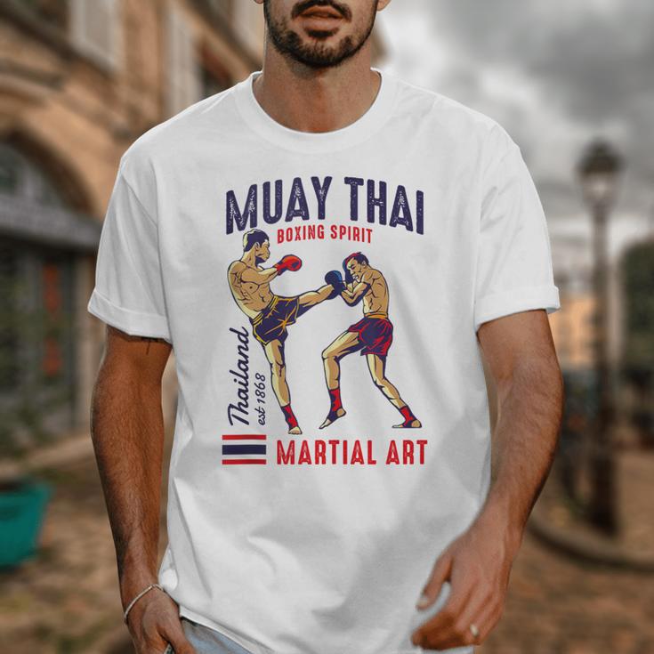 Muay Thai Boxing Spirit Martial Art Unisex T-Shirt Muay Thai Boxing Spirit Martial Art Unisex T-Shirt