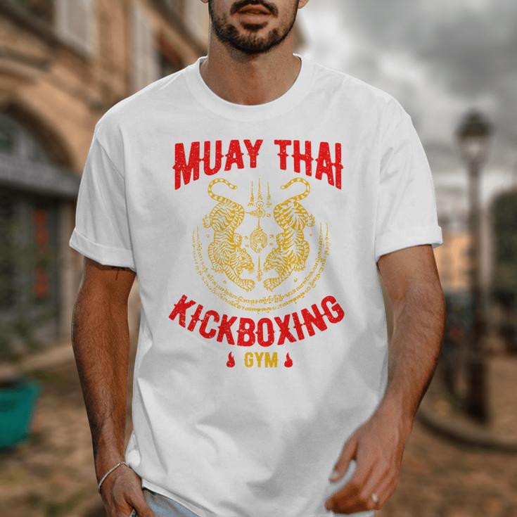 Muay Thai Tiger Kickboxing Gym MMA Street Fight Kickboxing Unisex T-Shirt