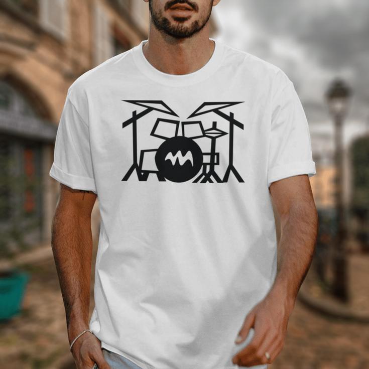 Retro Drum Kit Unisex T-Shirt Retro Drum Kit Unisex T-Shirt