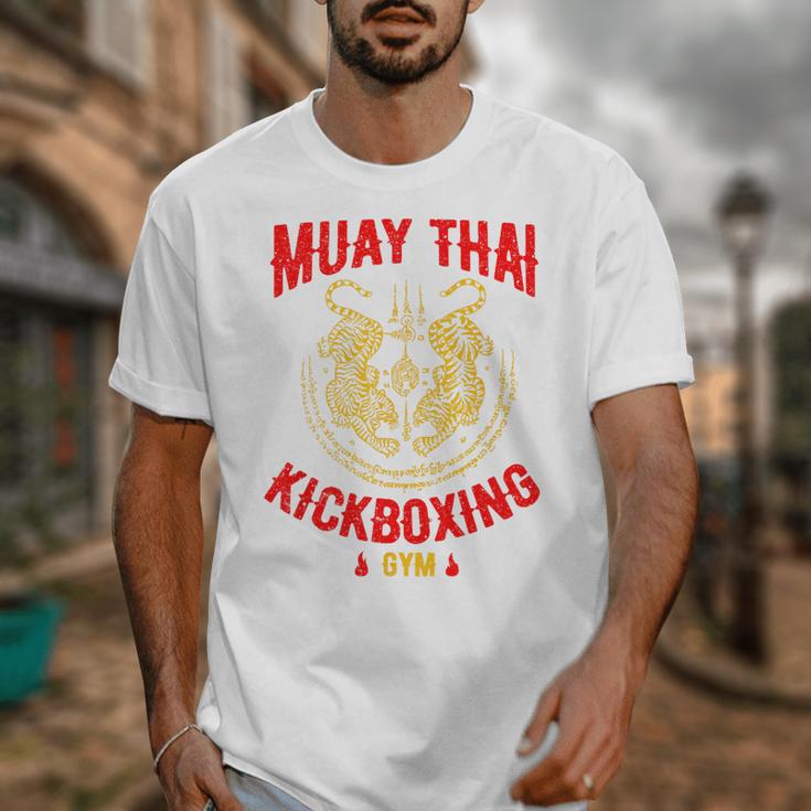 Tiger Muay Thai Kickboxing Gym MMA Training Unisex T-Shirt Tiger Muay Thai Kickboxing Gym MMA Training Unisex T-Shirt