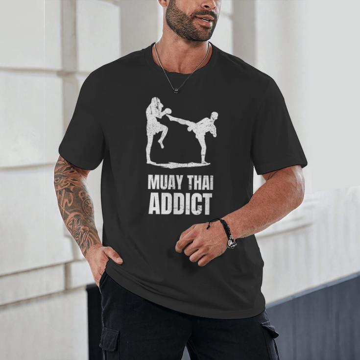 Addicted To Muay Thai Graphic Shirt Unisex T-Shirt Addicted To Muay Thai Graphic Shirt Unisex T-Shirt