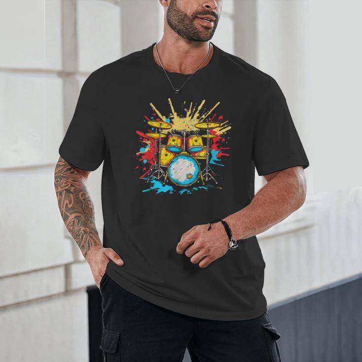 Drum Kit Steamwave Music Band Unisex T-Shirt Drum Kit Steamwave Music Band Unisex T-Shirt