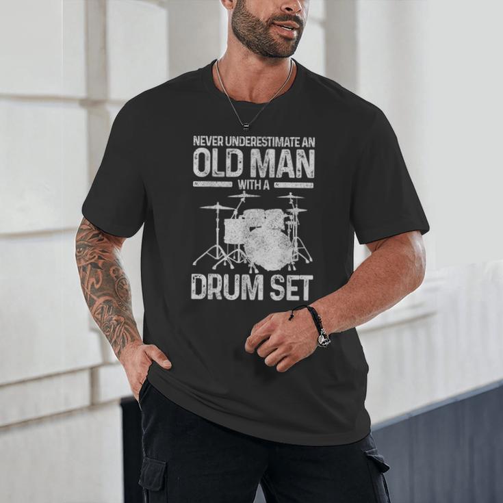 Drummer Drum Kit Vintage Drummer Unisex T-Shirt Drummer Drum Kit Vintage Drummer Unisex T-Shirt