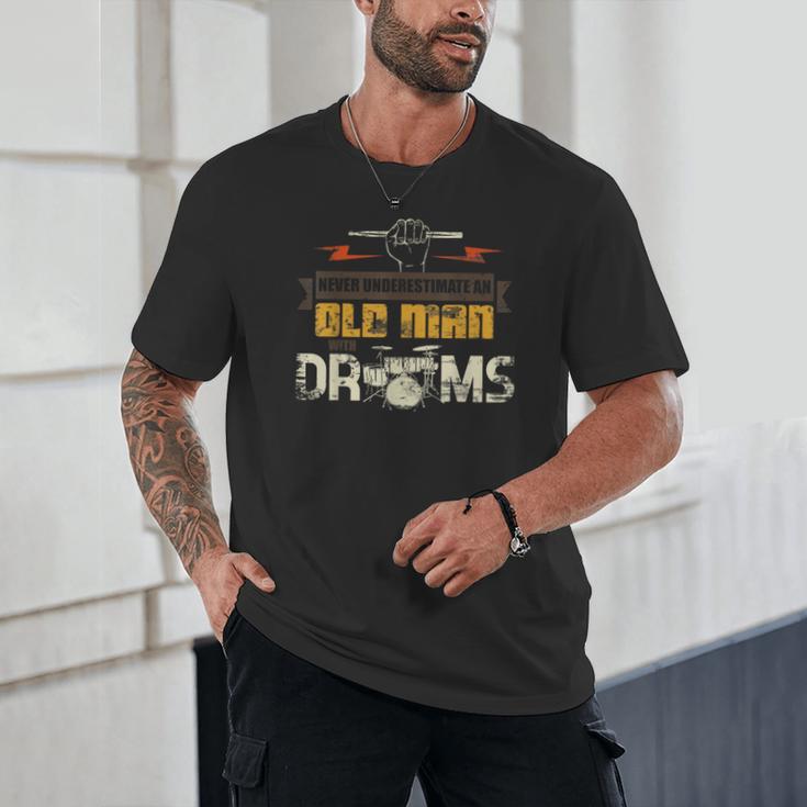 Drummer Drummer Pensioner Drum Kit Unisex T-Shirt