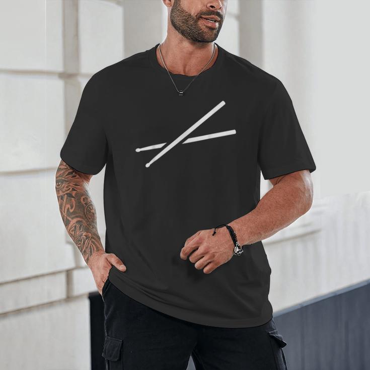 Drumsticks Drum Kit Unisex T-Shirt Drumsticks Drum Kit Unisex T-Shirt
