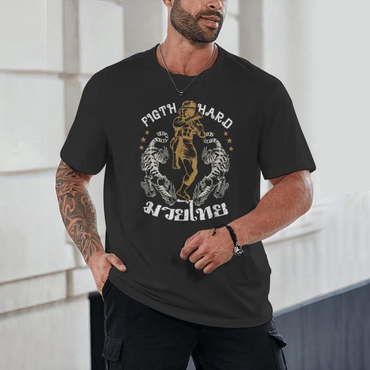 Fight Hard Traditional Fighter Muay Thai Unisex T-Shirt