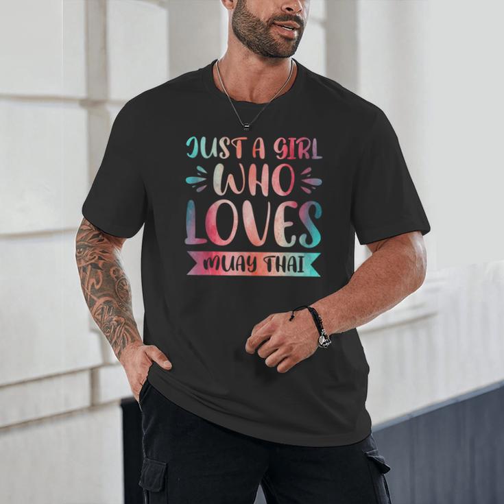 Just a Girl Who Loves Muay Thai Unisex T-Shirt