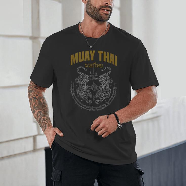 Muay Thai Art Twin Tigers Muay Thai Fighter MMA Martial Arts Unisex T-Shirt