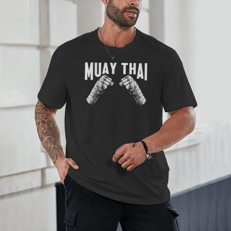 Muay Thai Fighter Fists MMA Club Martial Arts Fighting Coach Unisex T-Shirt
