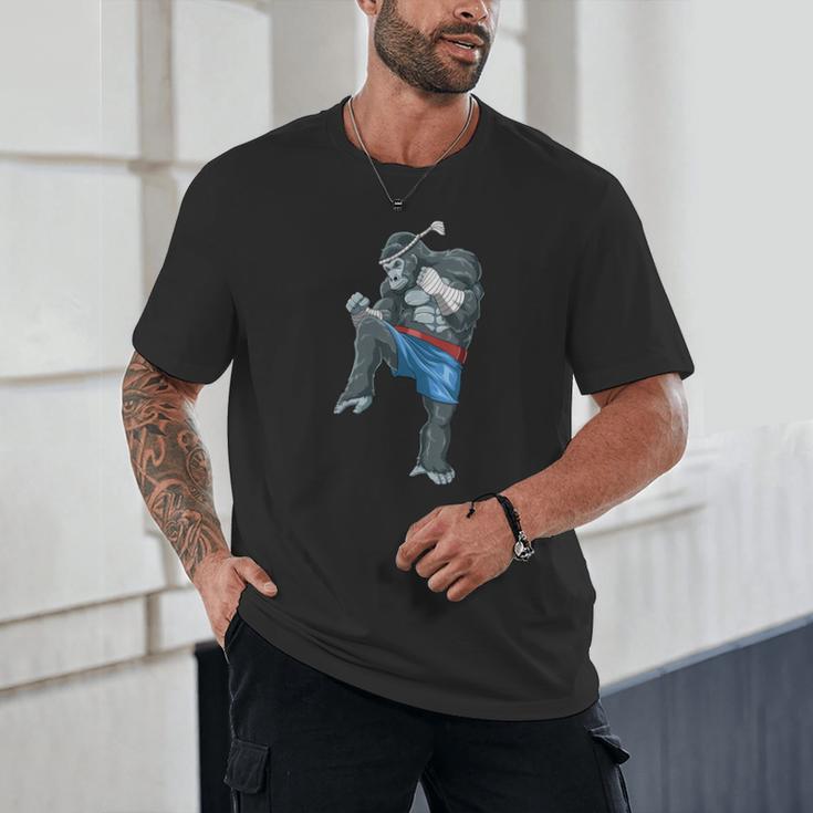 Muay Thai Gorilla Thai Boxing Unisex T-Shirt