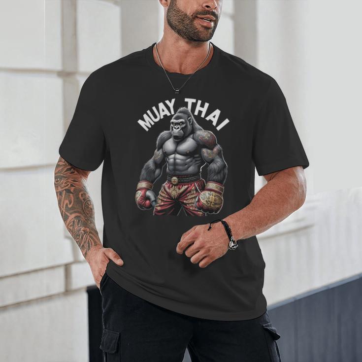 Muay Thai Gorilla Strength Power Fighter Unisex T-Shirt