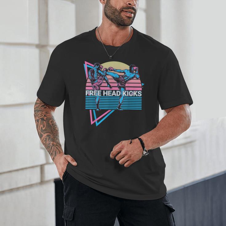 Muay Thai Kickboxing Retro Free Head Kicks Unisex T-Shirt Muay Thai Kickboxing Retro Free Head Kicks Unisex T-Shirt