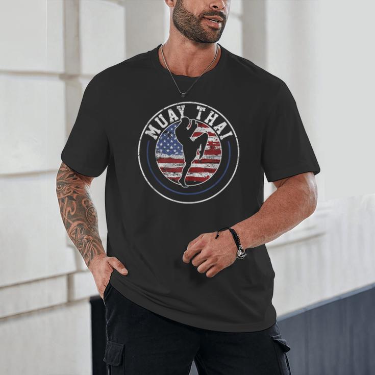 Muay Thai Kickboxing Vintage Unisex T-Shirt