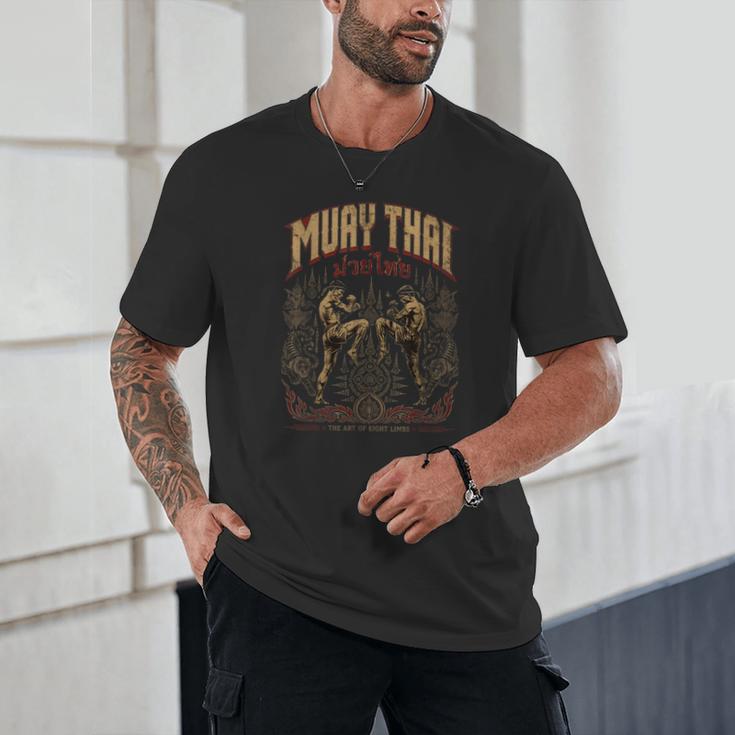 Muay Thai Nak Muay Vintage Thai Boxing Warrior Art Unisex T-Shirt Muay Thai Nak Muay Vintage Thai Boxing Warrior Art Unisex T-Shirt