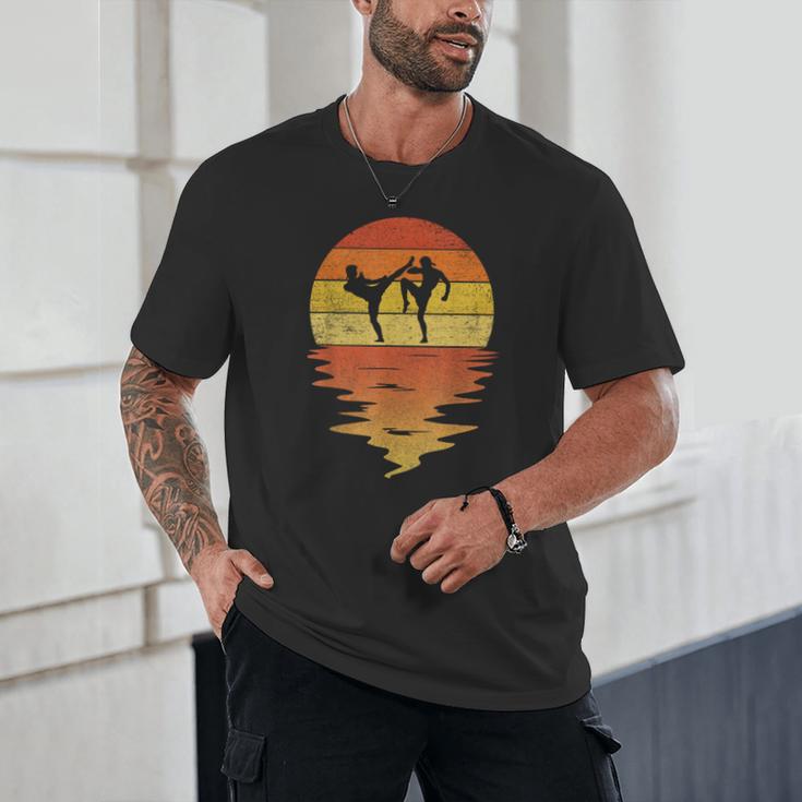 Muay Thai Shirt Retro Sunset 70s Vintage Muay Thai Unisex T-Shirt Muay Thai Shirt Retro Sunset 70s Vintage Muay Thai Unisex T-Shirt