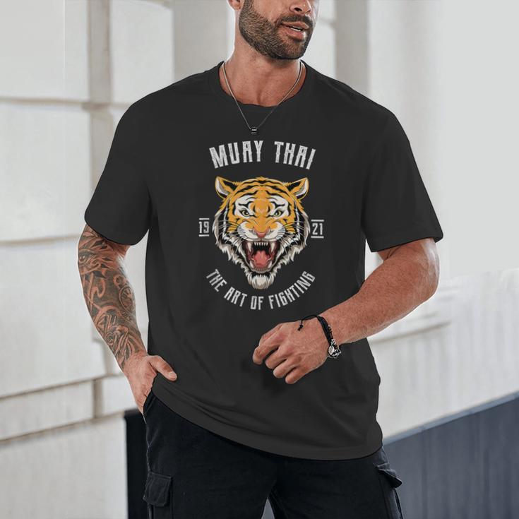 Muay Thai Tiger Thai Boxing Unisex T-Shirt