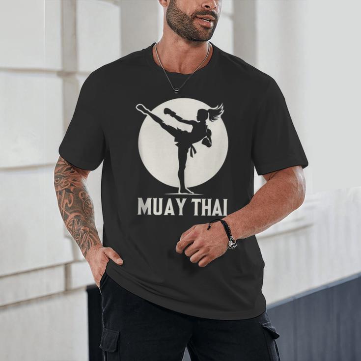 Muay Thai Woman Image Unisex T-Shirt Muay Thai Woman Image Unisex T-Shirt