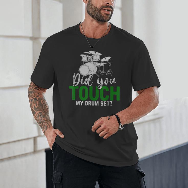 Rock Musical Instrument Band Drummer Drum Kit Unisex T-Shirt Rock Musical Instrument Band Drummer Drum Kit Unisex T-Shirt