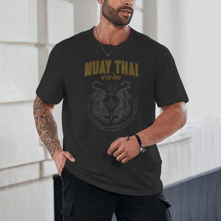Twin Tiger Sak Yant Muay Thai Unisex T-Shirt Twin Tiger Sak Yant Muay Thai Unisex T-Shirt