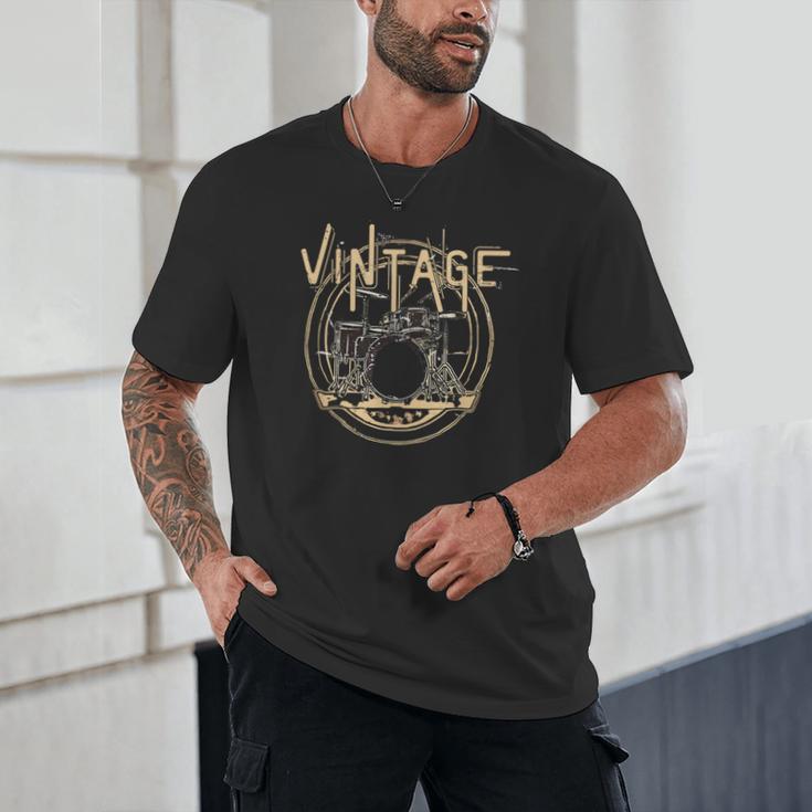 Vintage Drum Kit Unisex T-Shirt