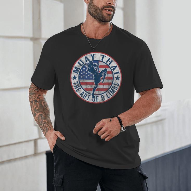 Vintage Muay Thai Karate Boxing Mixed Martial Arts Unisex T-Shirt