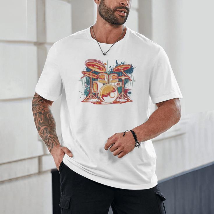 Dynamic Drum Kit For Drummers And Rock Music Lovers Sweatshirt Unisex T-Shirt