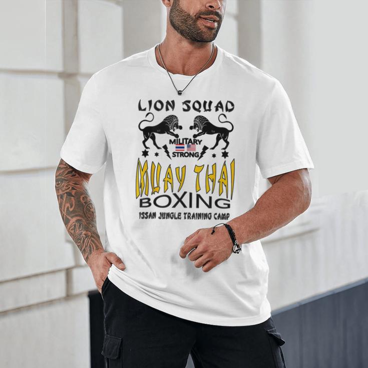 LION SQUAD THAILAND KICKBOXING MUAY THAI MMA TRAINING Unisex T-Shirt LION SQUAD THAILAND KICKBOXING MUAY THAI MMA TRAINING Unisex T-Shirt