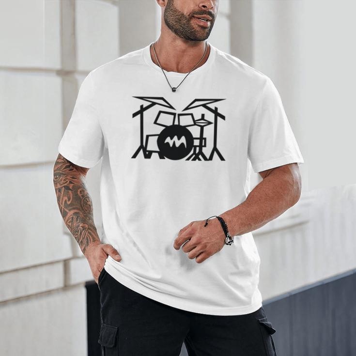 Retro Drum Kit Unisex T-Shirt Retro Drum Kit Unisex T-Shirt