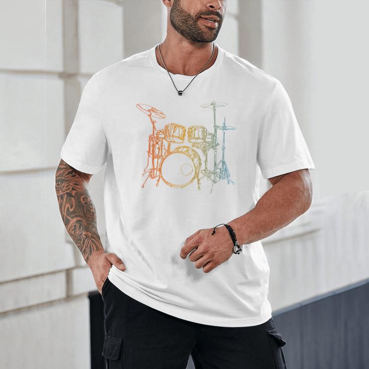 Vintage Drummer Drum Kit Unisex T-Shirt Vintage Drummer Drum Kit Unisex T-Shirt