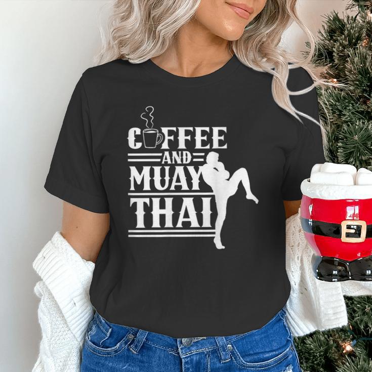 Coffee And Muay Thai Martial Arts Boxing Hobby Fighter Unisex T-Shirt