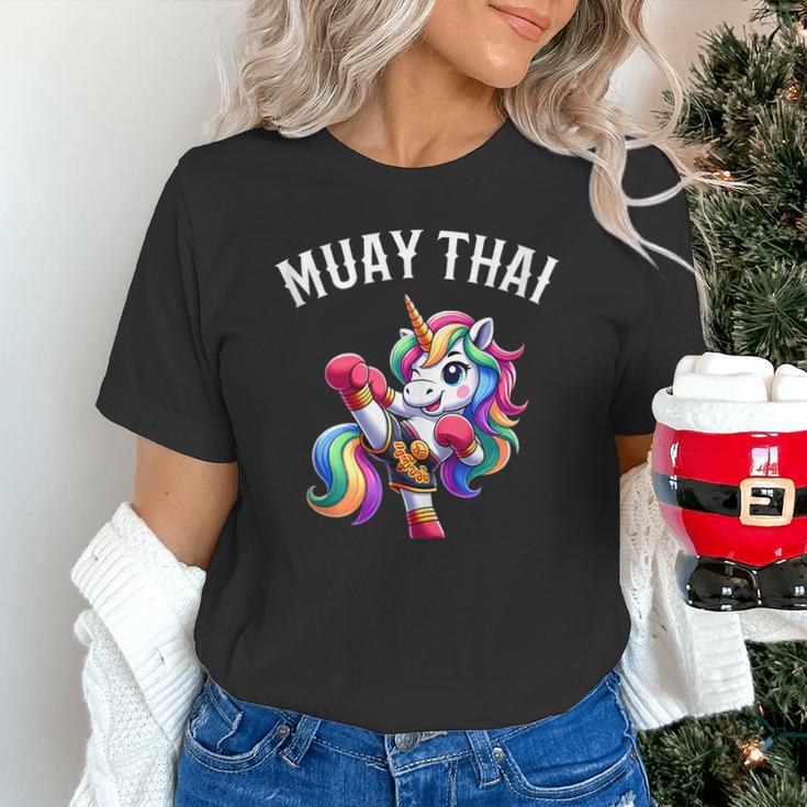 Cute Muay Thai Unicorn Unisex T-Shirt