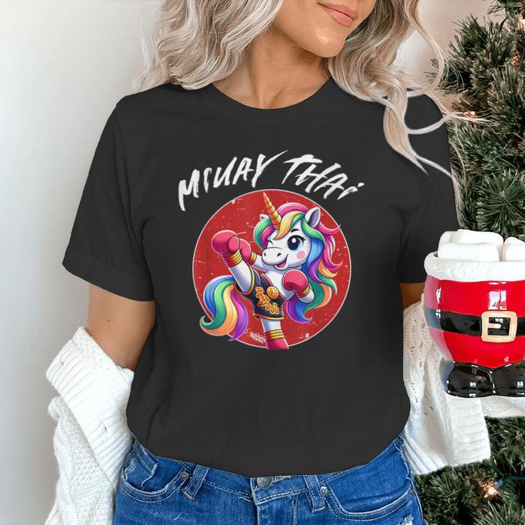 Cute Thai Boxing And Muay Thai Unicorn Unisex T-Shirt