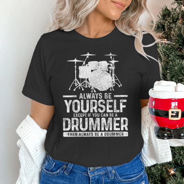 Drummer Drum Kit Saying Drummer Unisex T-Shirt Drummer Drum Kit Saying Drummer Unisex T-Shirt