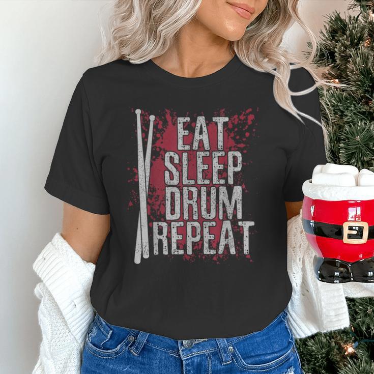 Drummer Eat Sleep Drum Repeat Drum Kit Musician Unisex T-Shirt Drummer Eat Sleep Drum Repeat Drum Kit Musician Unisex T-Shirt