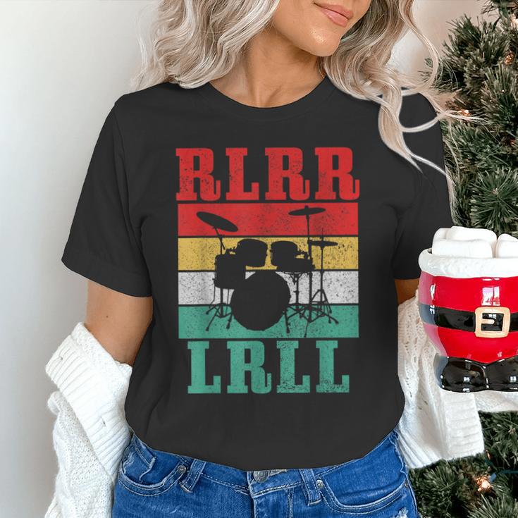 Drummer RLRR LRLL Vintage Drum Kit Unisex T-Shirt Drummer RLRR LRLL Vintage Drum Kit Unisex T-Shirt
