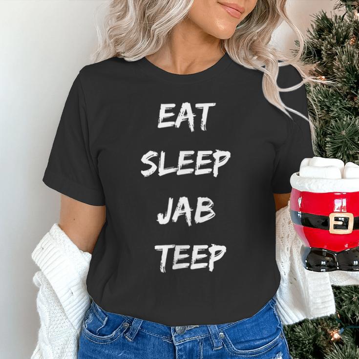 Eat Sleep Jab Teep Rep Muay Thai Unisex T-Shirt Eat Sleep Jab Teep Rep Muay Thai Unisex T-Shirt