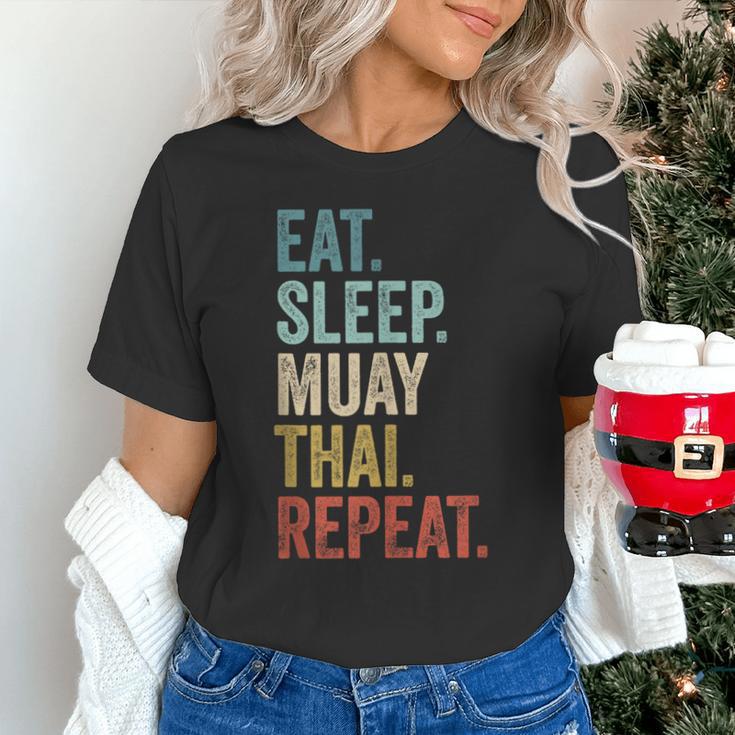 Eat Sleep Muay Thai Repeat Thai Boxing Unisex T-Shirt