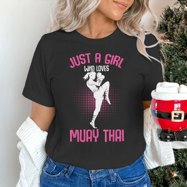 Just a Girl Who Loves Muay Thai Kids Girls Unisex T-Shirt Just a Girl Who Loves Muay Thai Kids Girls Unisex T-Shirt