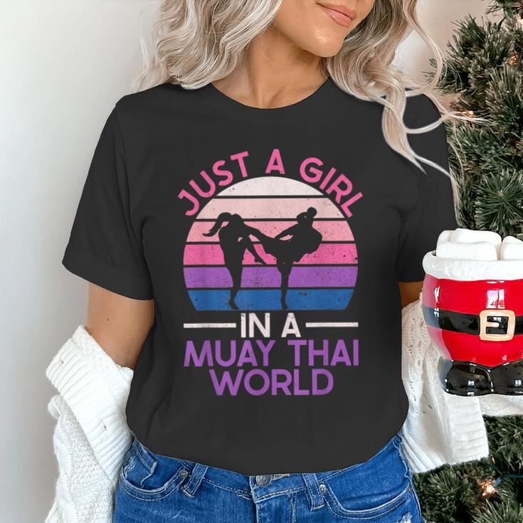 Just A Girl In A Muay Thai World Muay Thai Boxing Unisex T-Shirt Just A Girl In A Muay Thai World Muay Thai Boxing Unisex T-Shirt